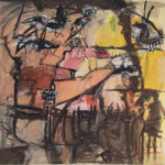 Nr. 74: Amelies Welt, 2/2004  Acryl auf Leinwand, 80x80 cm, Privat