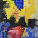 Nr. 15: Eine Welt voller Zauber, 3/2003 Acryl auf Leinwand, 40x180 cm