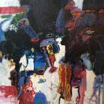Nr. 28: Augenblicke, 5/2010 Acryl auf Leinwand, 90x120 cm, Privat