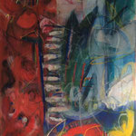 Nr. 98: Wo ich leben will, 3/1999 Acryl auf Leinwand, 70x100 cm