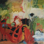 Nr. 72: Weit von hier gelegen, 5/2000 Acryl auf Leinwand, 80x80 cm