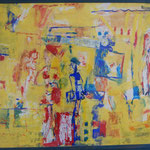 Nr. 111. Sonnenbad, 10/1994 Acyl auf Papier, 70x100 cm, Privat