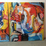 Nr.22: Zauber der Farben, 8/2004 Acryl auf Leinwand, 120x100 cm