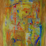 Nr. 152: Unbekannt, Mischtechnik auf Papier, 70x100 cm
