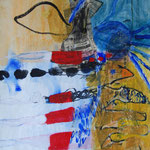 Nr. 145: Unbekannt, Mischtechnik auf Papier, 70x100 cm