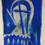 Nr. 154: Unbekannt, 1/1996 Mischtechnik auf Papier,  70x100 cm