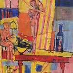 Nr. 69: Tischlein deck dich, 3/1997 Acryl auf Leinwand, 40x50 cm, Privat