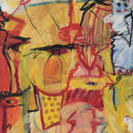 Nr. 62: Unbekannt, Acryl auf Leinwand, 50x70 cm