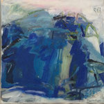 Nr. 86: Fellbach Connection "blau", 1/2007 Acryl auf Leinwand, 30x30 cm, Privat