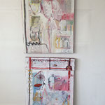 Nr. 45: Die Tür in eine andere Welt, 2011 Acryl auf Leinwand, 80x200 cm, Privat