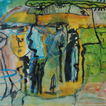 Nr. 140: Unbekannt, Mischtechnik auf Papier, 60x80 cm