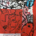 Nr. 17: Unbekannt, Acryl auf Leinwand, 60x80 cm