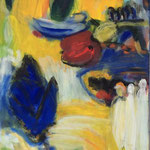 Nr 46: Spätsommer, 9/1999 Acryl auf Leinwand, 50x100 cm, Privat