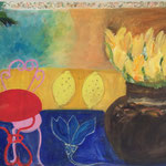 Nr. 76: Für Oma, 2006 Acryl auf Leinwand, 70x100 cm