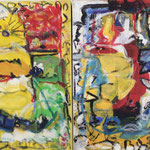 Nr. 96: Frühlingsgefühle, Acryl auf Leinwand, 40x40 cm, Privat