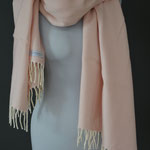 Home of Plaids - Lambswool Pashmina - Delicate Rose