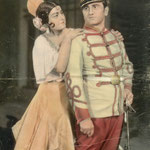 Stanisław Drabik i Maria Maksakowa na scenie Opery Warszawskiej