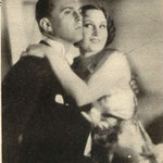 Aleksander Żabczyński Alma Kar w scenie z filmu Panienka z poste restante 1935