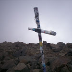 Cumbre cerro Lomas Blancas 3658 msnm