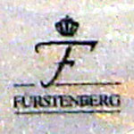 Fürstenberg Herzogliche Braunschweigische Porzellanmanufaktur Blau Unterglasur