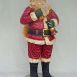 Figura de Santa Claus con campana