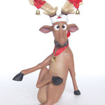 decorar navidad con renos