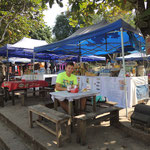 Typisch laotischer Frühstücksstand / Lao Breakfast booth