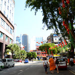 Straße in Kuala Lumpur / Street in Kuala Lumpur