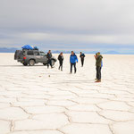 Fotosession in der Salzwüste / Photo session in the salt desert