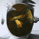 Detachment, 2021 . collage on forex . cm 36,5x29