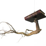 Novecento (Return), 2018 . book and wood . cm 81x58x47