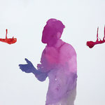 Autunno interiore, 2022 . watercolor on paper . cm 28x38