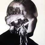 Non pena, non febbre, non ombra, 2011 - acrylic and collage on wood - cm 59x46