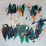 Untitled (Teoria del grigio), 1989 - cm 80x100 - acrylic on canvas