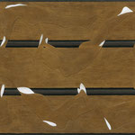 Riverberi, 2000 . mixed media on wood