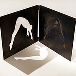 Il Tempo inferiore, 2006 . (Scultura) - Ferro e luce . cm 72x151 (aperto)