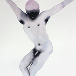 Untitled, 2023 . (a Marlene Dumas) . watercolor on paper 38,5x28
