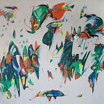 Untitled (Teoria del grigio), 1989 - cm 80x100 - acrylic on canvas
