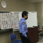 近所で発生する犯罪（事件）の傾向を説明中！