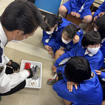 ルミノール血痕判定実技です！