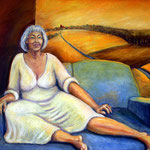 Rosi II, 2025, Öl auf Leinwand, 70x80cm