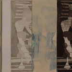 Technique mixte sur toile, 20 x 50 cm, 2014