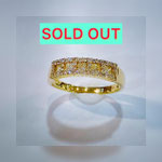 K18ダイヤモンドリング（スクエアカット）　D：0.40ct 　現行サイズ：11番　￥106,000（税込）
