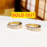 K18ダイヤピアリング　D：0.20ct　直径：1.1cm　￥83,000（税込）