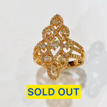 K18PGダイヤリング　D：1.00ct　サイズ直し可能範囲：8番～16番　￥267,000（税込）