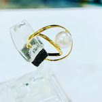 K18パールイヤーカフ　直径：1.7cm　P：6mm  　￥23,000（税込）