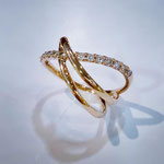 K18PGダイヤモンドリング　D：0.30ct　現行サイズ：11番　￥88,000（税込）
