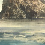 “宝島#Ⅱ”　33.3×24.2 cm　石膏地着彩