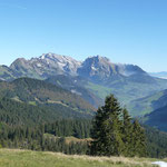 Säntis 2448m, Altmann 2386m, Wildhuser Schofberg 2373m