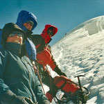 Im Aufstieg zum Weissmies mit Reini